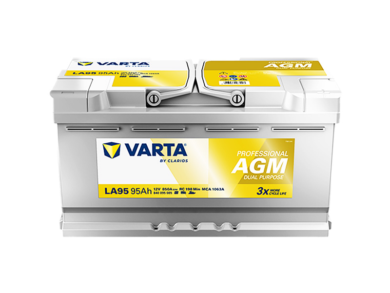 Varta Professional AGM 12V 95Ah 850A 840 095 085 LA95 - Obrázek 2