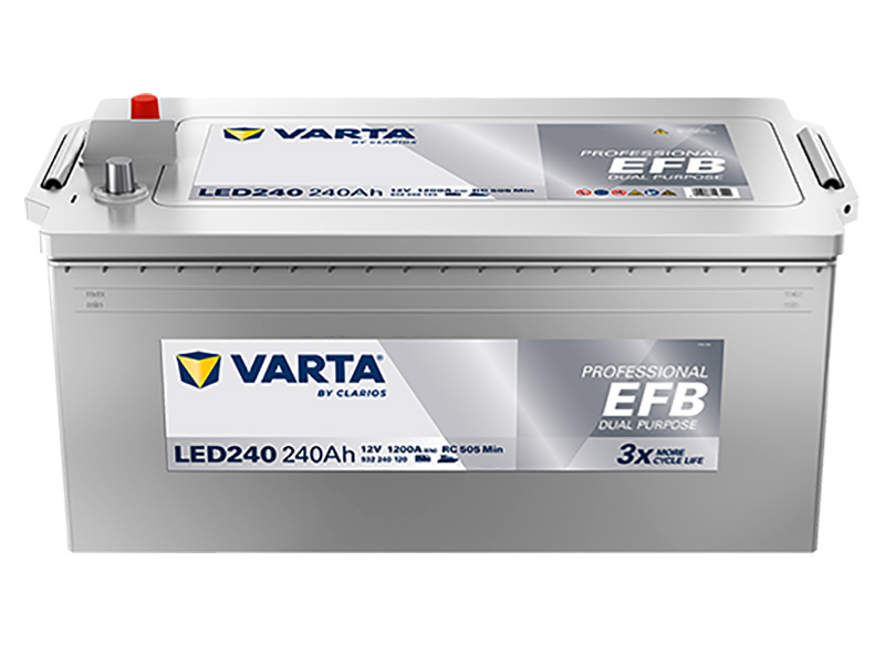 Varta Professional Dual Purpose EFB 12V 240Ah 1200A 930 240 120 - Obrázek 2