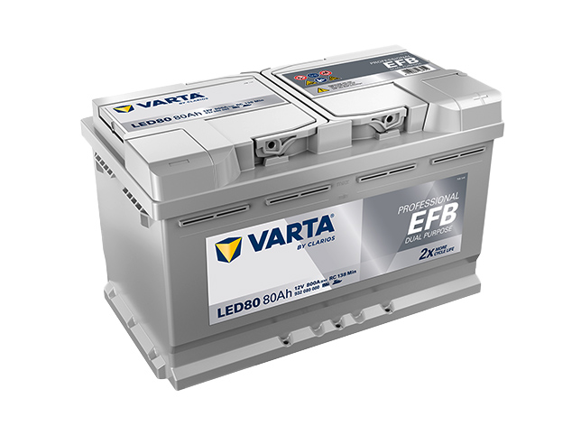 Varta Professional Dual Purpose EFB 12V 80Ah 800A 930 080 080 LED80