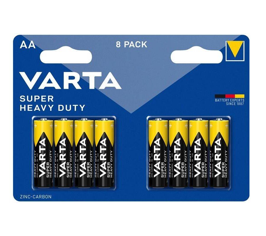 Varta Super Heavy Duty AA Baterie 8ks 02006101418