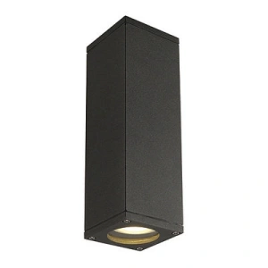 Venkovní nástěnné svítidlo SLV THEO IP44 GU10 2x35W antracit 229535 bez žárovek