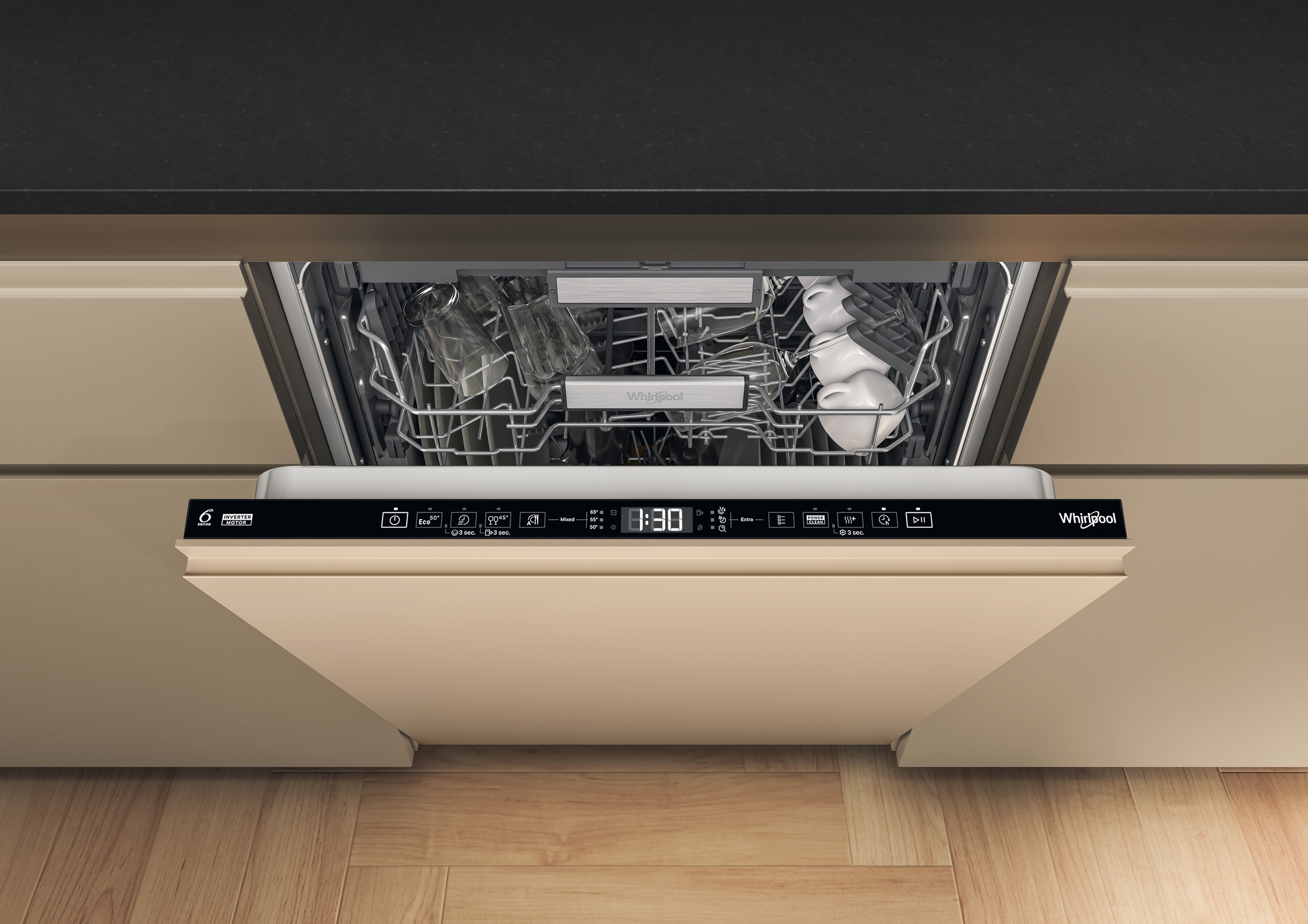 Whirlpool W7I HT40 T vestavná myčka nádobí - Obrázek 2