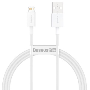 Baseus CALYS-A02 Superior Fast Charging Kabel Lightning 2.4A 1m White CALYS-A02