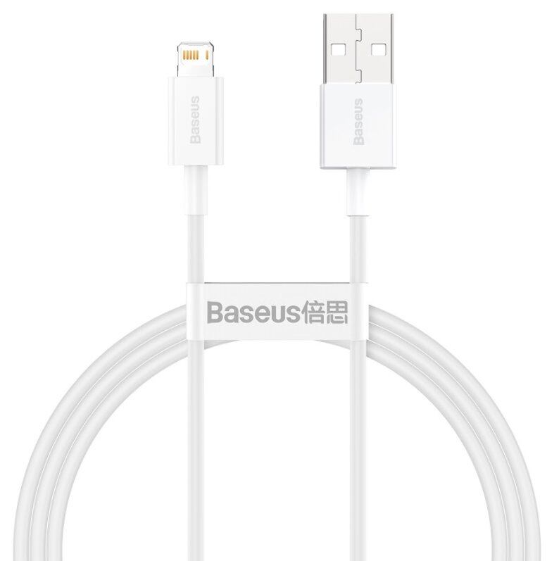 Baseus CALYS-A02 Superior Fast Charging Kabel Lightning 2.4A 1m White CALYS-A02