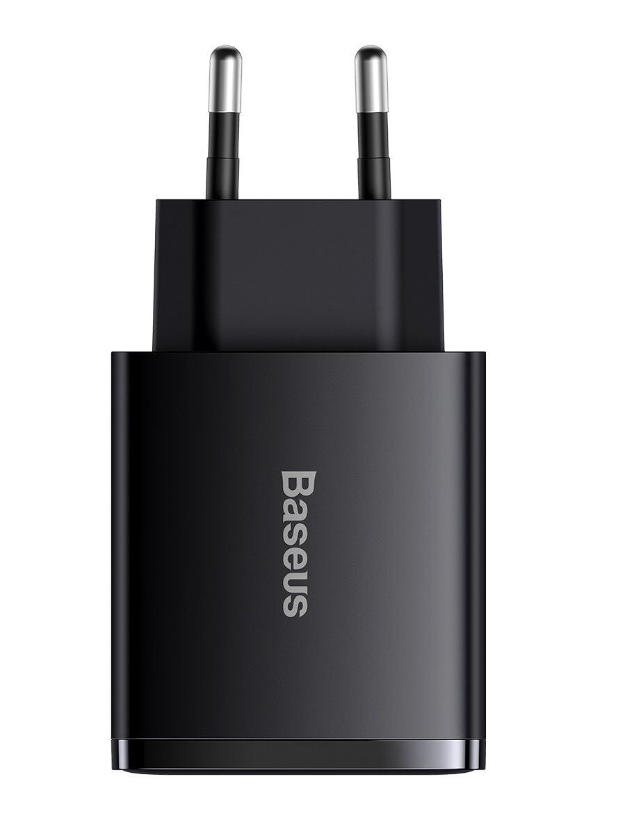 Baseus CCXJ-E01 Compact Quick Nabíječka USB-C 30W Black CCXJ-E01