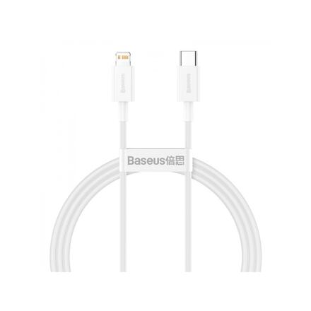 Baseus datový kabel Superior USB-C/Lightning 1m 20W bílý 6953156205314