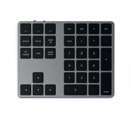 Bezdrátová číselná klávesnice Satechi Extended Keypad - vesmírně šedá