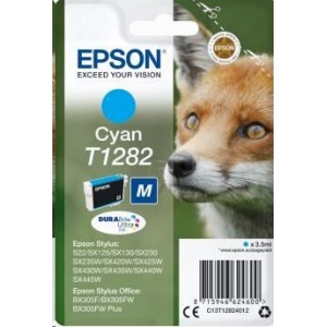 Epson Singlepack Cyan T1282 DURABrite Ultra Ink C13T12824012