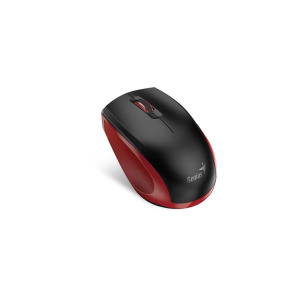 Genius NX-8006S/Kancelářská/Optická/Bezdrátová USB/Černá-červená 31030024401