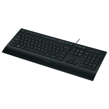 Logitech K280e/Drátová USB/US layout/Černá 920-005217