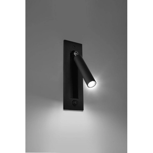 Nástěnné svítidlo SOLLUX Enif G9 1x12W bez zdroje ocel černá SL.0956 - Obrázek 2