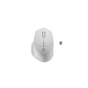 Natec optická myš SISKIN 2/Kancelářská/Optická/Pro praváky/1 600 DPI/USB+BT/Bílá NMY-1972