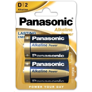 PANASONIC Alkalické baterie Alkaline Power LR20APB/2BP D 1