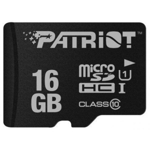 Patriot/micro SDHC/16GB/UHS-I U1 / Class 10 PSF16GMDC10