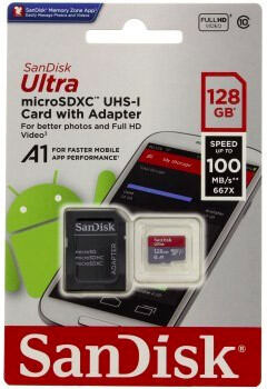 SanDisk Ultra/micro SDXC/128GB/UHS-I U1 / Class 10/+ Adaptér SDSQUAB-128G-GN6MA - Obrázek 4