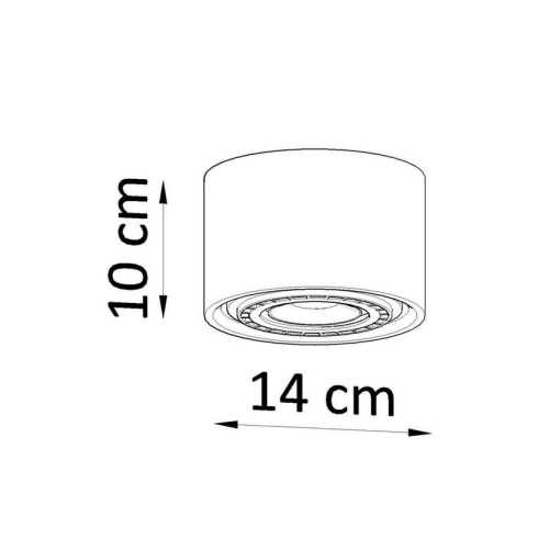 Stropní bodové svítidlo SOLLUX Basic 1 GU10 1x40W bez zdroje SL.0913 přírodní dřevo - Obrázek 2