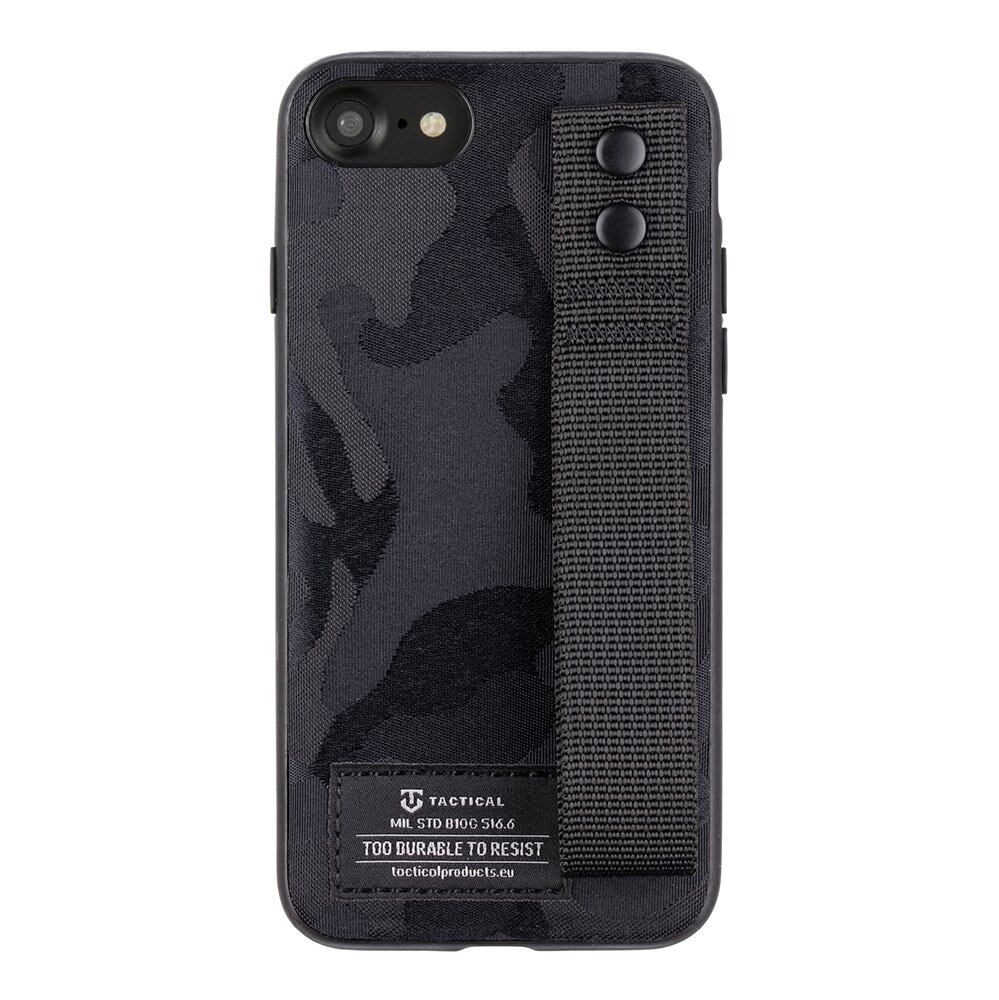 Tactical Camo Troop Drag Strap Kryt pro Apple iPhone 7/8/SE2020/SE2022 Black