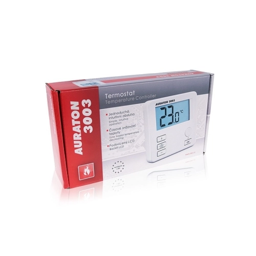 Termostat AURATON Auriga 3003 elektronický s nočním poklesem - Obrázek 2